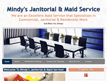 Tablet Screenshot of mindymaidstx.com